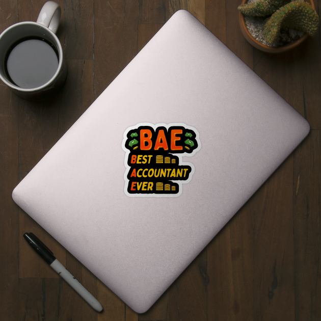 BAE: Best Accountant Ever Cute & Funny Accounting by theperfectpresents